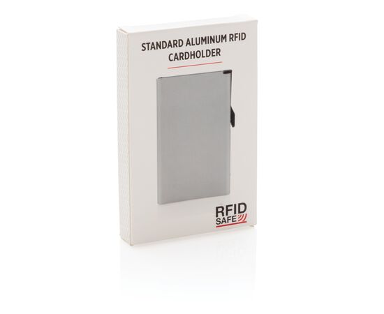 Standard aluminium RFID cardholder Silver - XD Collection P820.042
