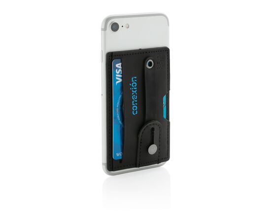 3-in1-RFID Kartenhalter für Ihr Smartphone Schwarz - XD Collection P820.741