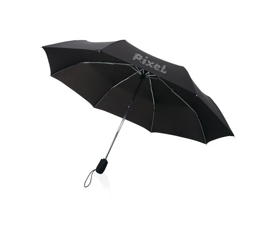 Swiss Peak AWARE™ Traveller 21” automatic umbrella Black - Swiss Peak P850.481
