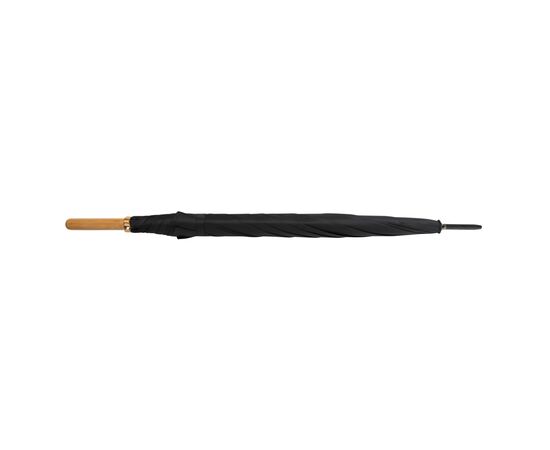 27" Impact AWARE™ RPET 190T Auto-Open Bambus-Schirm Schwarz - XD Collection P850.661