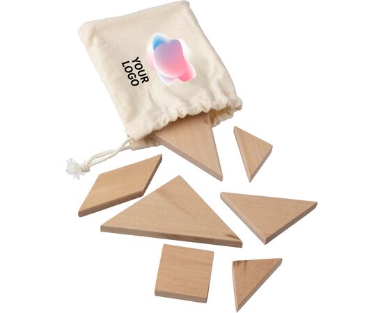 Natürliches Holz-Tangram-Puzzle Ulrike Braun -  1097557.011