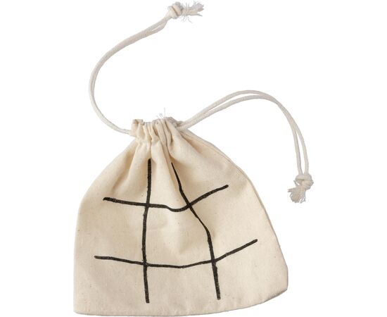 Natürliches Holz-Tic-Tac-Toe-Spiel Waltraud Khaki -  1107132.013