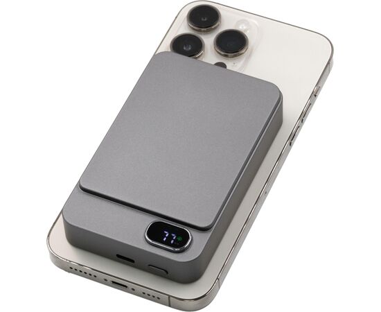 BrandCharger Powerwave 10000 wireless power bank Gun metal -  1163684.411