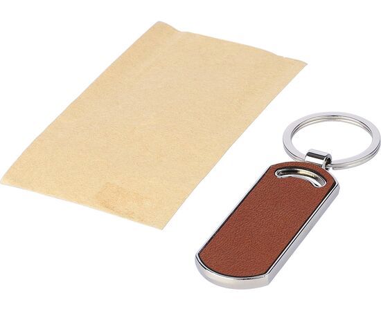 Porte-clé en cuir recyclé Jill Brun -  1172419.011