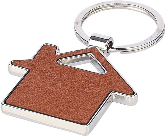 Recycled leather keychain Jim Brown -  1172420.011