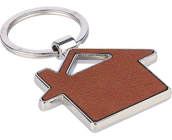Recycled leather keychain Jim Brown -  1172420.011
