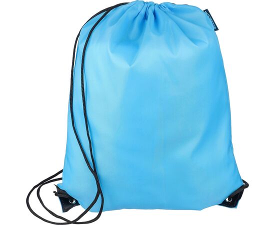 rPET 210D Polyester Rucksack mit Kordelzug Calix Schwarz -  1204076.001