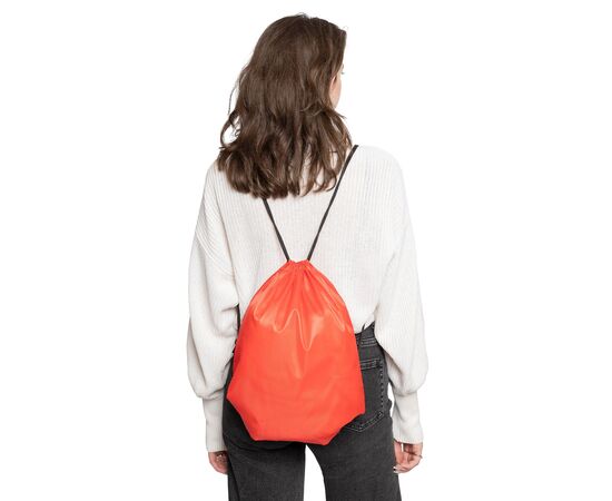 Polyester (210D) trekkoord rugtas Isolde Zwart -  1204075.001