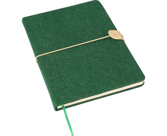Notizbuch aus recyceltem Filz (A5) Dario Schwarz -  1272570.001