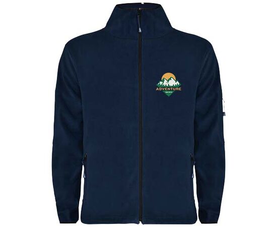 Luciane men's full zip fleece jacket Navy blue - Roly R11951R1