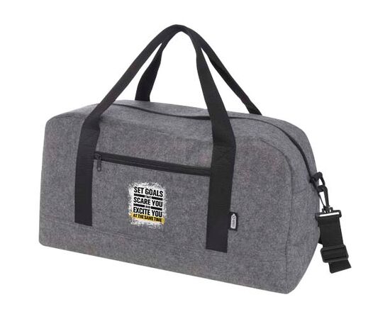 Sac de voyage Felta recyclé GRS de 35L Gris moyen - Unbranded 13007782