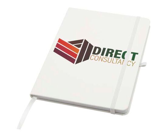 Teak A5 Hardcover Notizbuch, liniert, aus recyceltem Material Weiß - Unbranded 10601301
