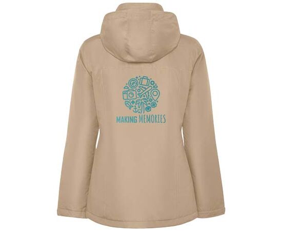 Veste parka America matelassée pour femme Dark Sand - Roly R50731I1