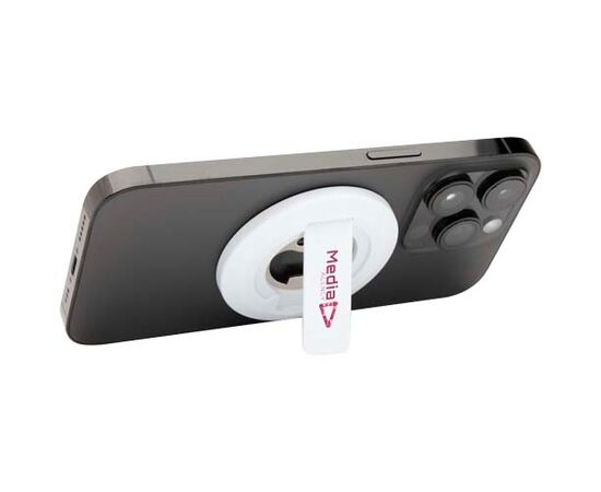 Ain magnetische telefoonstandaard van gerecycled plastic met flesopener  Wit - Unbranded 12446101