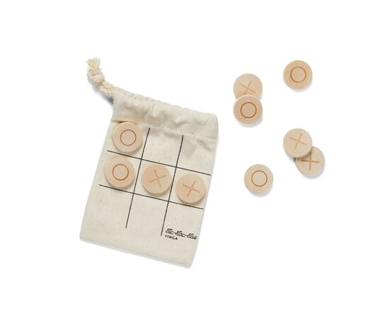VINGA Boter-kaas-en-eieren spel mini Bruin - Vinga V453029