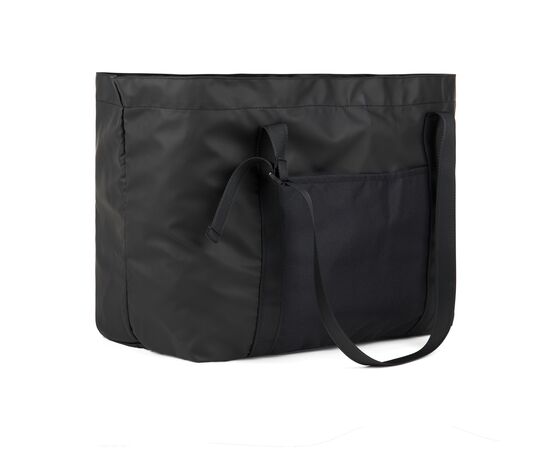 VINGA Livorno GRS recycled polyester maxi tote Black - Vinga V7620701