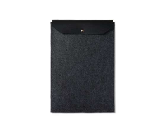 VINGA Albon 17" Laptop-Seeve aus GRS recyceltem Filz Schwarz - Vinga V788111