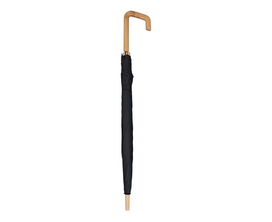 23” Regenschirm aus R-PET-Material mit Automatiköffnung Schwarz -  LT97113-N0002