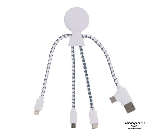 2081 | Xoopar Mr. Bio Charging cable Weiß - Xoopar LT41004-N0001