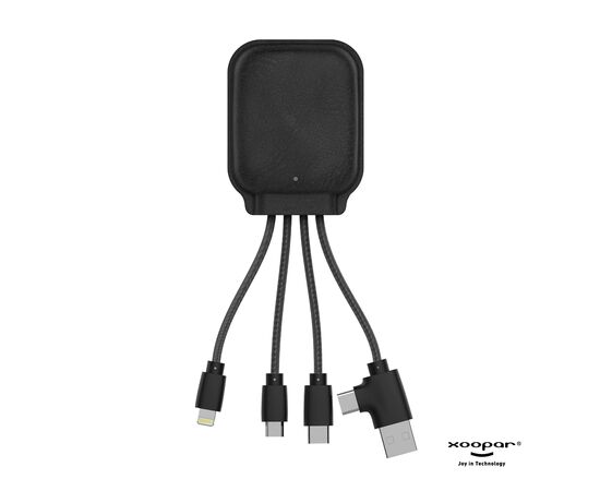 4001 | Xoopar Iné Gamma Charging cable with NFC and 3.000mAh Powerbank Noir - Xoopar LT41014-N0002