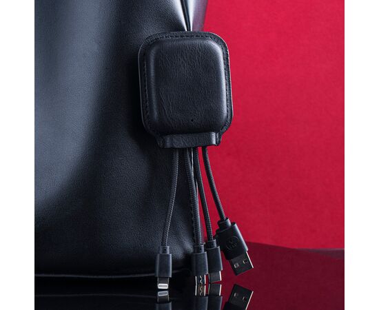 4001 | Xoopar Iné Gamma Charging cable with NFC and 3.000mAh Powerbank Noir - Xoopar LT41014-N0002