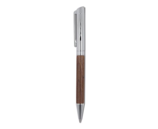 Ensemble stylo à bille et roller en métal bois de noyer dans une boîte cadeau Bois -  LT82155-N0093