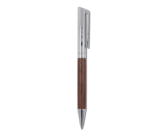 Ensemble stylo à bille et roller en métal bois de noyer dans une boîte cadeau Bois -  LT82155-N0093