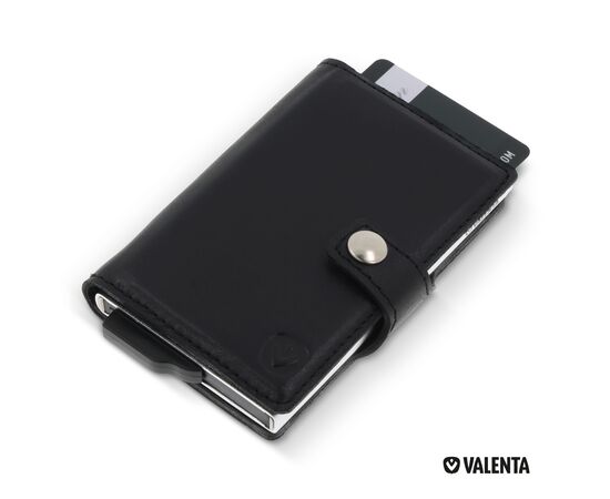 Valenta Card Case Plus Wallet Noir - Valenta LT48909-N0002