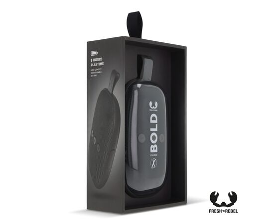 1RB6600 | Fresh 'n Rebel Rockbox Bold X waterproof TWS speaker Gris foncé - Fresh 'n Rebel LT49400-N0060
