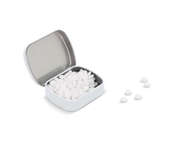 Mini tin peppermint box White -  LT91791-N0001