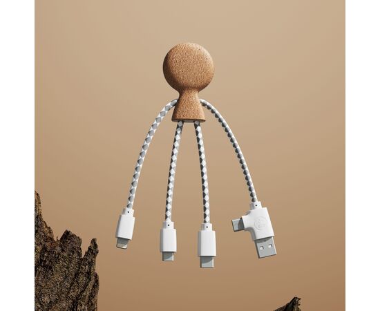 Xoopar Mr. Bio Cork Charging Cable Nature - Xoopar LT41017-N0094