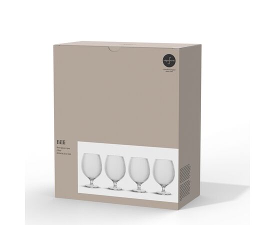 Billi beer glass set of 4 Transparent - Sagaform LT52248-N0004