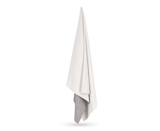 Serviette à séchage rapide R-PET 70 x 140 cm sublimation Blanc, Gris -  LT95004-N0161