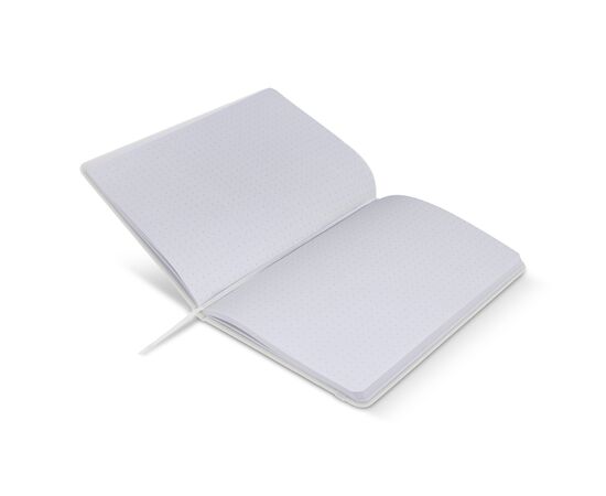 Notitieboek A5 PU met puntraster pagina's Wit -  LT92064-N0001