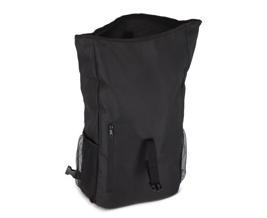 R-PET 600D Rolltop bicycle backpack 20L Black -  LT95351-N0002
