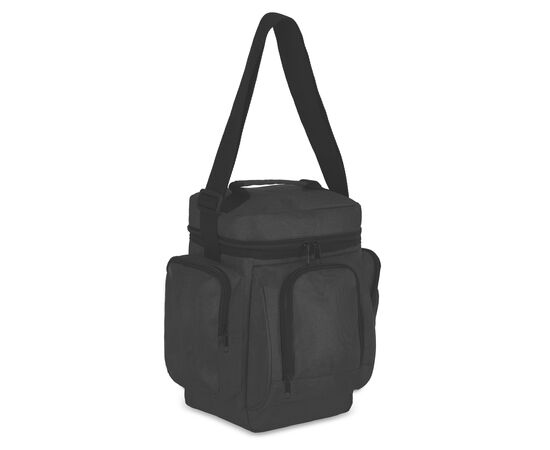 R-PET 600D Lunch-Kühlbox 10L Schwarz -  LT95355-N0002