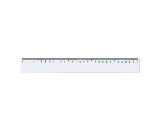 Lineal 30 cm Weiß -  LT91250-N0001