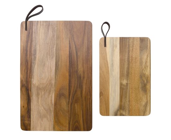 Planche à découper Acacia 2pcs Bois -  LT94533-N0093