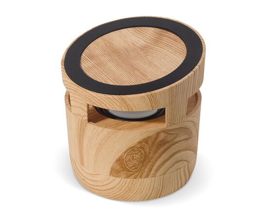 Houten look speaker 3W &amp; draadloos laadstation 5W Hout, Hout -  LT95093-N9393