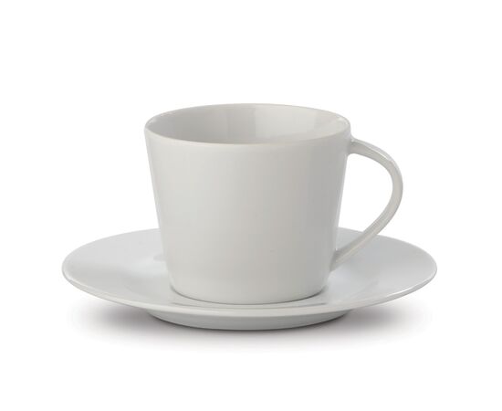 Tasse et sous-tasse Milano 160ml Blanc -  LT98601-N0001