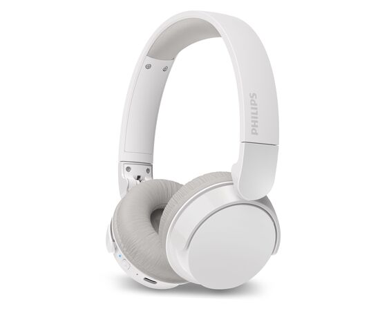 TAH3209 |Philips Bluetooth on ear Headphones with 25 hr play time White - Philips Audio LT42250-N0001