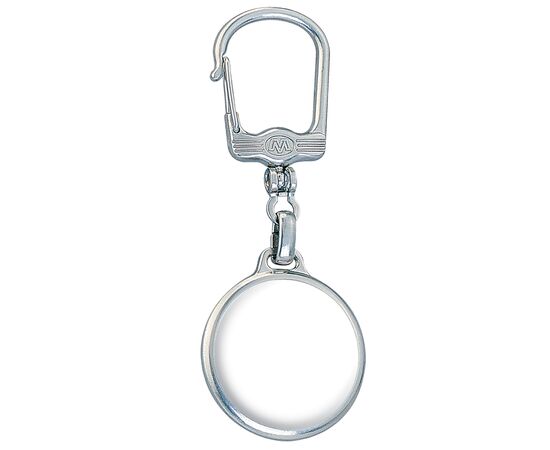 Sleutelhanger metaal 2 zijdig Zilvermat -  LT99618-N0091
