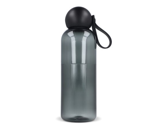 Sagaform Ture waterbottle 600 ml Transparent, Black - Sagaform LT52056-N0402