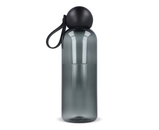Sagaform Ture waterbottle 600 ml Transparent, Black - Sagaform LT52056-N0402