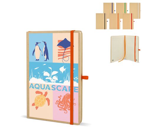 Notizbuch Kraftpapier A5 Weiß -  LT92060-N0001