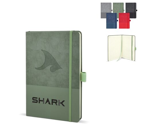 Notizbuch Thermokunstleder A5 Schwarz -  LT92088-N0002