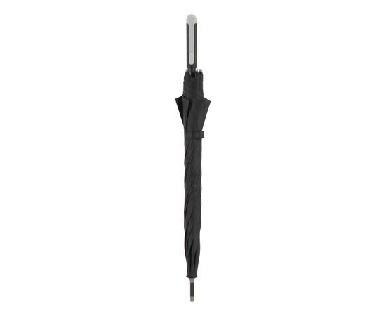 Emerantia 190T Pongee 23" Stokparaplu Auto open Zwart -  LT97121-N0002