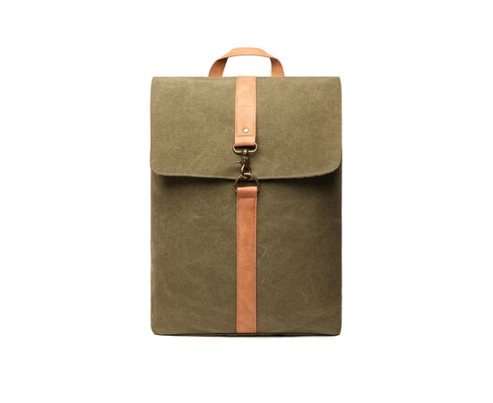 VINGA Bosler backpack GRS recycled canvas Green - Vinga 521018