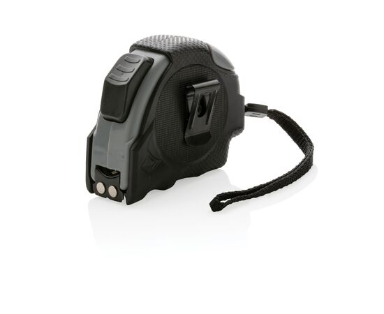 Mètre ruban Auto stop 5M/19mm en plastique recyclé RCS Noir - XD Collection P112.171
