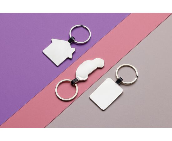 RCS recycled zinc alloy car keyring Silver - XD Collection P191.6102
